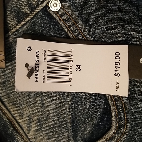 Knee Cut Out Jean's by Earnest Sewn! - Picture 2 of 6